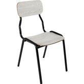 SILLA AMERICANA L. PLASTICO     Px NEGRO