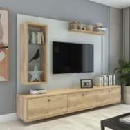 PANEL LED/TV DELOS L2.00xA1.51m 3PU.4EST