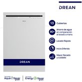 LAVAVAJILLAS DREAN 13CUBIE 6PROG BLANCO