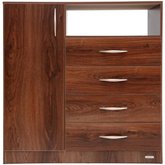 COMODA LS 4 CAJONES 1 PUERTA