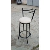 BANQUETA ALTA C/RESP. CUERINA    Px NEGR